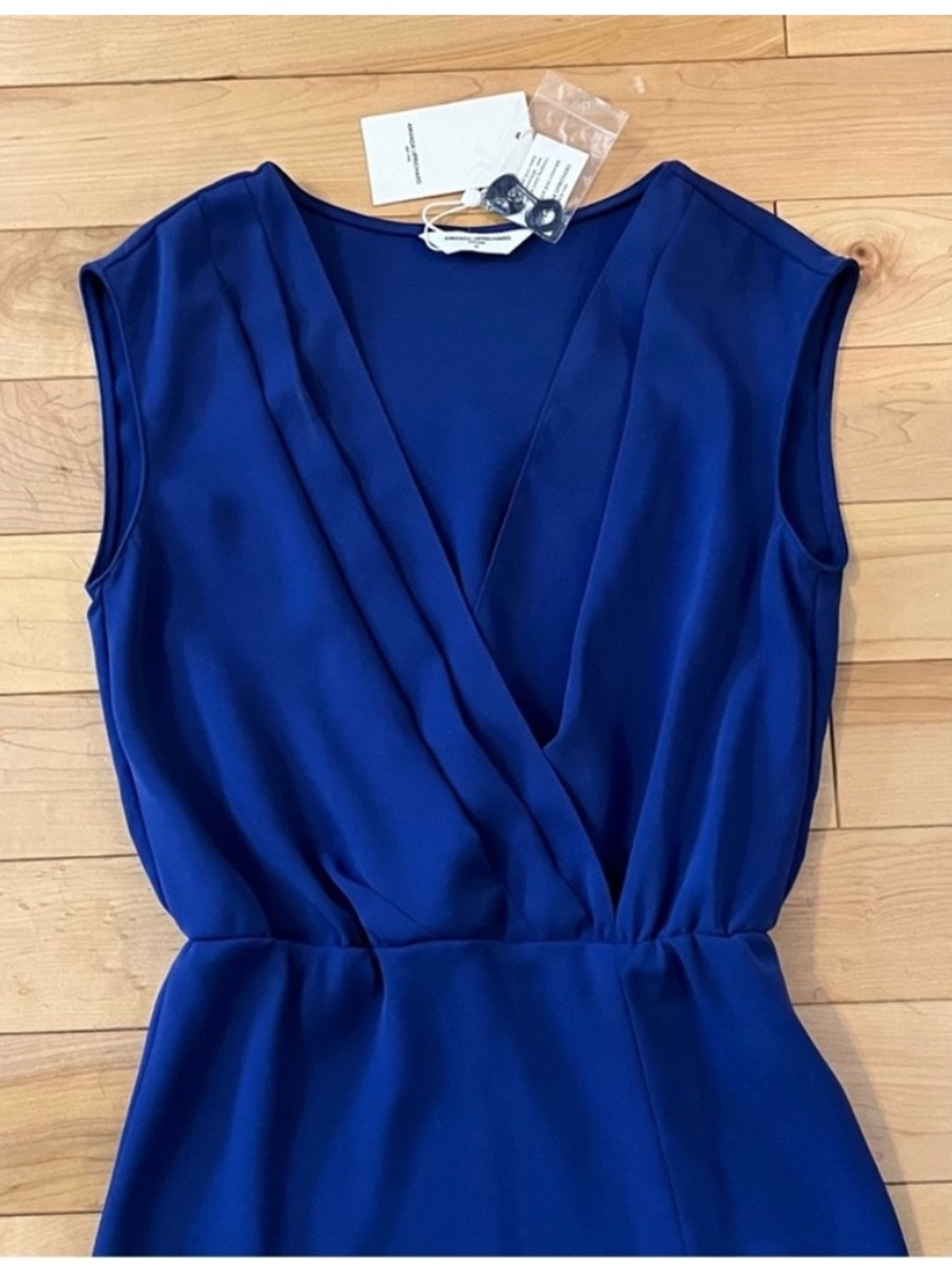 NWT Amanda Uprichard | REVOLVE Matthews Dress in Admiral Blue, Size Extra Small - Picture 4 of 8